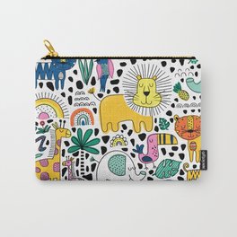 Safari Animals Carry-All Pouch