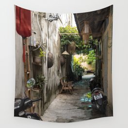 Backstreets, Hoi An, Vietnam Alleyway Wall Tapestry