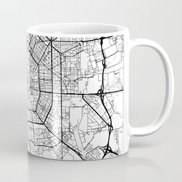 Milan Map White Coffee Mug