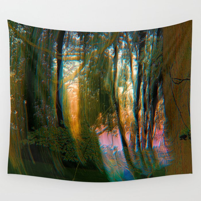 Trippy Trees Wall Tapestry