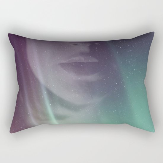 Aurora borealis Rectangular Pillow