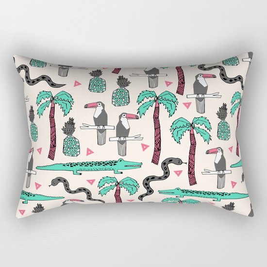Tropical by Andrea Lauren Rectangular Pillow