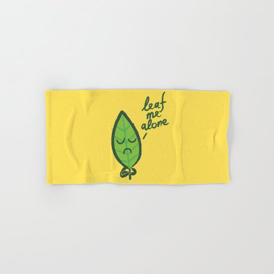 The introvert leaf Hand & Bath Towel