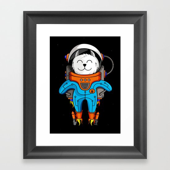 Intercatlactic! to the delicious Milky way!!! Framed Art Print