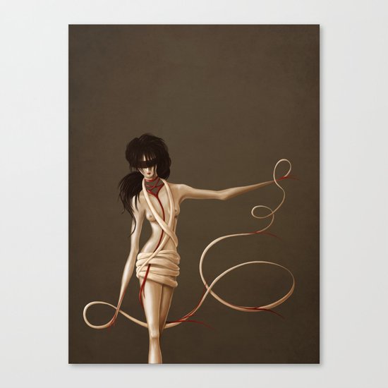 Self Bound Canvas Print