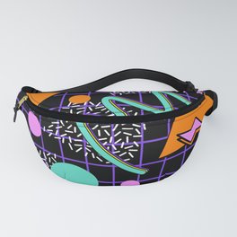 Nostalgia 80s Memphis Synthwave Aesthetic  Fanny Pack