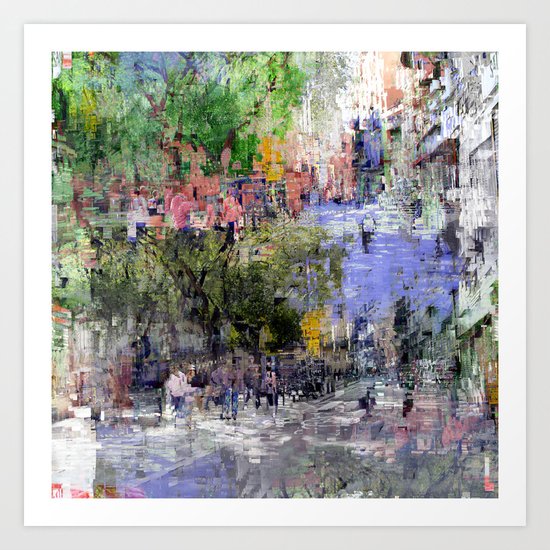 Saturday 2 March 2013: "...the sky will open." Art Print