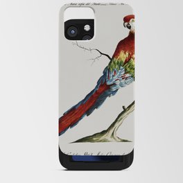 Pappagallo detto arara rossa del Brasile (Macaw)  iPhone Card Case