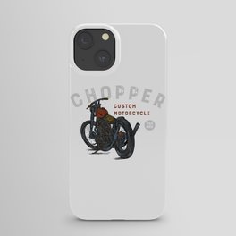 Chopper Custom Motorcycle | Vintage Motorcycle iPhone Case