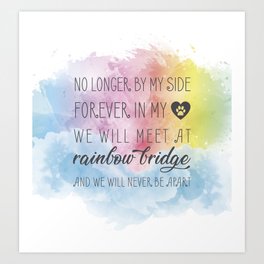 Rainbow Bridge Art Print