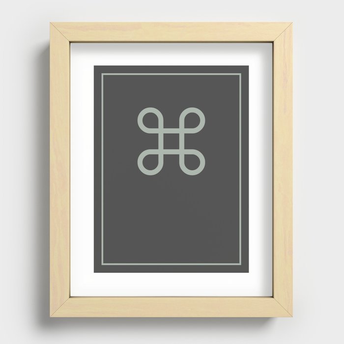 Command Bowen Knot Recessed Framed Print