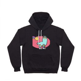 Roller Disco kawaii Llama Hoody