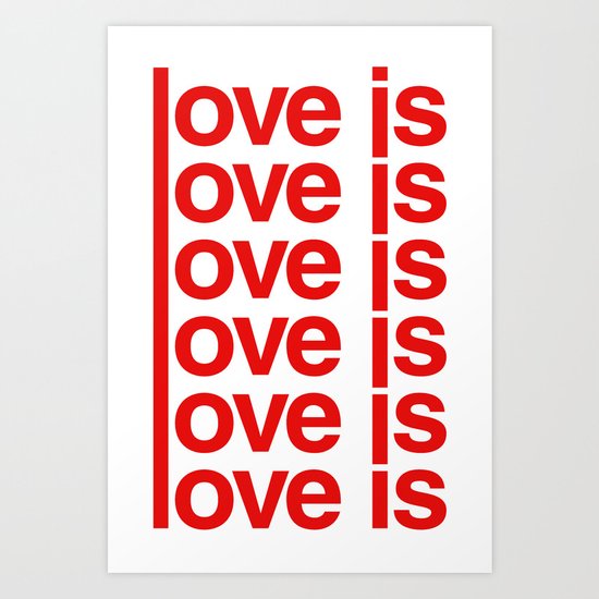 Love is Love Art Print