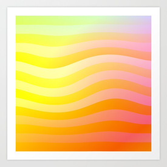 Evening Waves Art Print