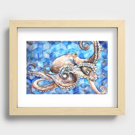 Magna Polypus (Large Octopus) Recessed Framed Print