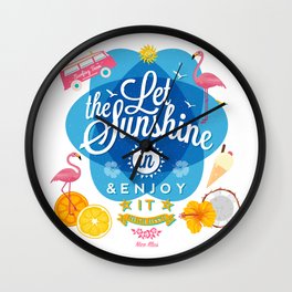 Let the Sunshine in No.2 Wall Clock