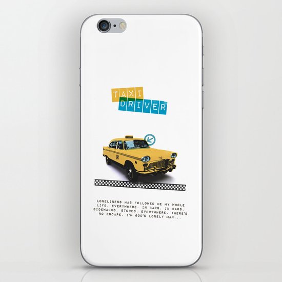 Taxi driver iPhone & iPod Skin