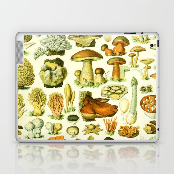Adolphe Millot "Mushrooms" 1. Laptop & iPad Skin
