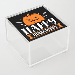 Happy Halloween Spooky Jack-O-Lantern Acrylic Box