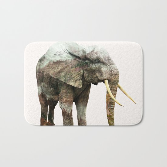 Elephant Transformation #society6 #decor #animalprint Bath Mat