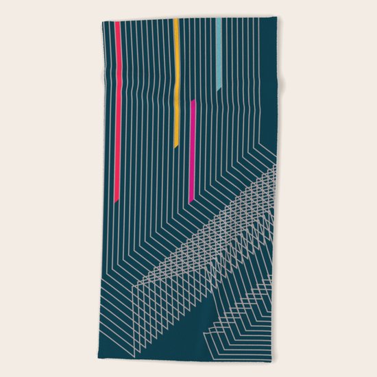 Geometric 1 Beach Towel