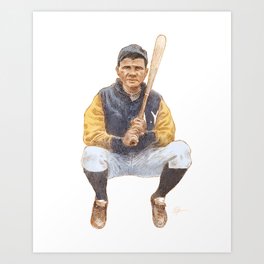 Baseball Legend Art Print