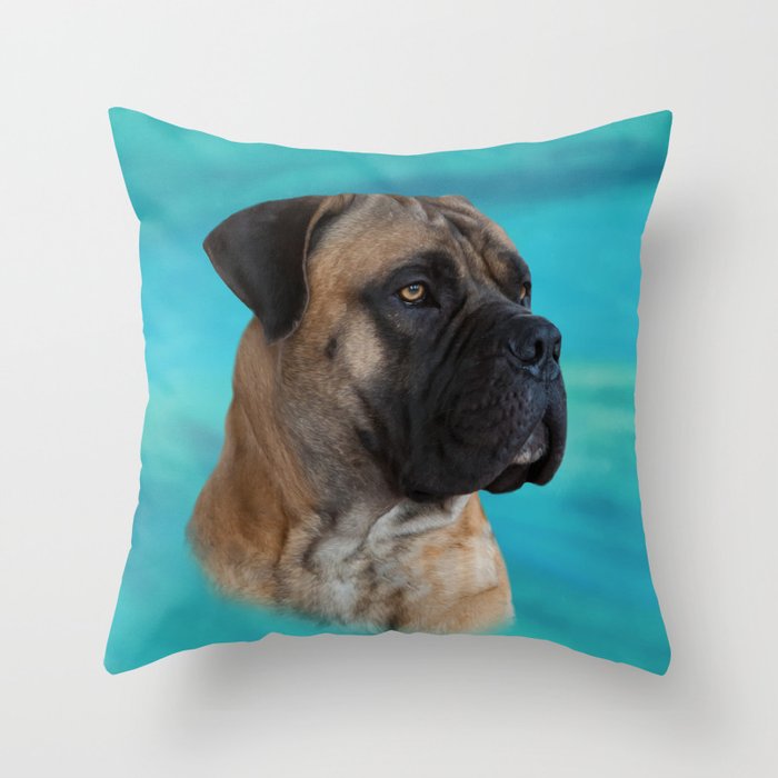 Boerboel - South African Mastiff Throw Pillow
