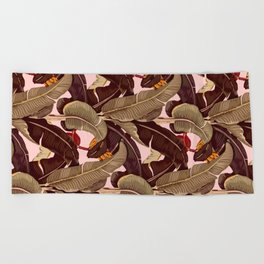 martinique pattern Beach Towel