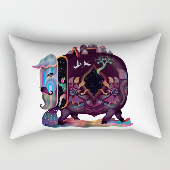 Carriage of civilization Rectangular Pillow