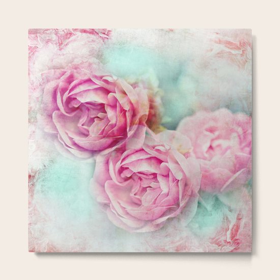 RED ROSES FOR THE LADY Metal Print
