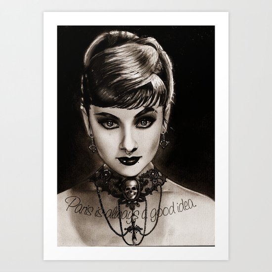 Audrey Art Print
