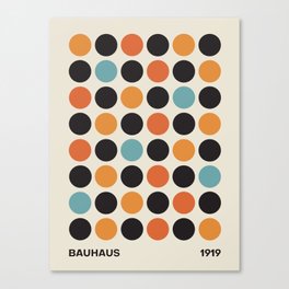 Vintage poster-Bauhaus 1919. Canvas Print