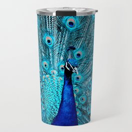 Peacock  Blue 11 Travel Mug