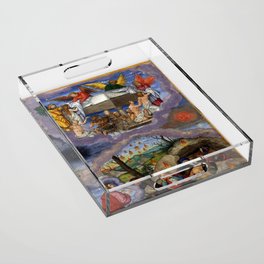 The Opening of the Fifth and Sixth Seals, Book of Revelation Acrylic Tray