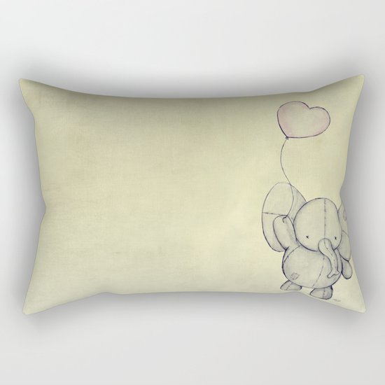 Cute Elephant II Rectangular Pillow