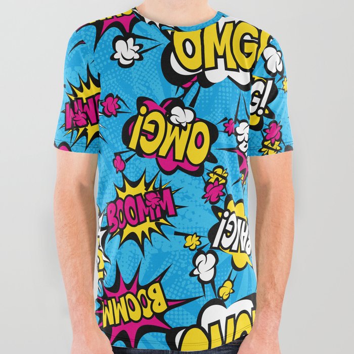 Cartoon top graphic tees