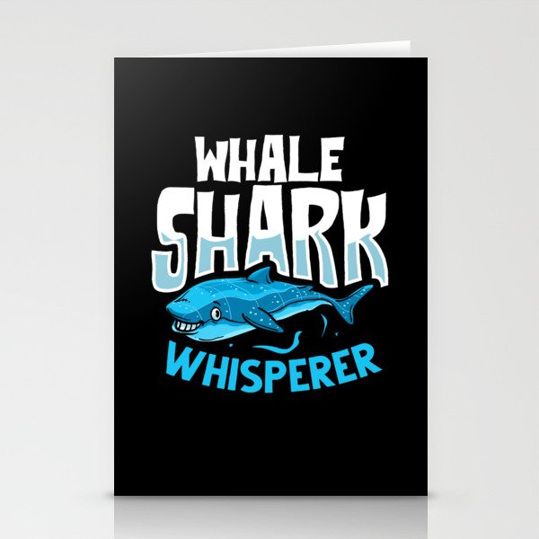 Whale Shark Tooth Mexico Cute Funny Stationery Cards