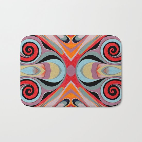 ink drop Bath Mat
