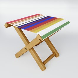 Stripes City Horizontal Folding Stool