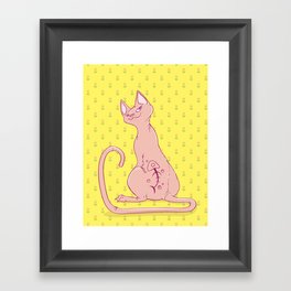 Cats with Tats Framed Art Print