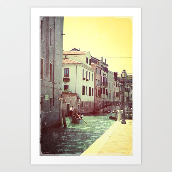 somewhere in Venice 2 Art Print