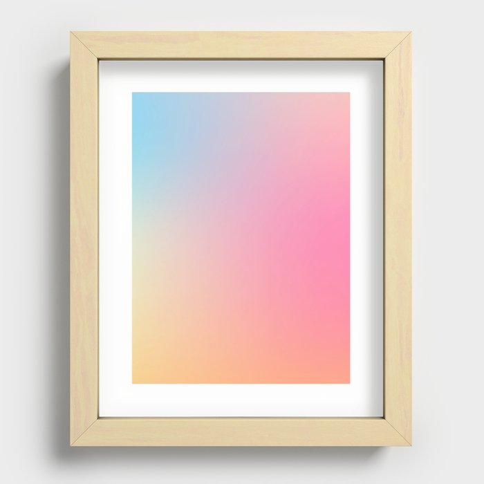 25  Plain Gradient Aesthetic 220629 Minimalist Art Valourine Digital  Recessed Framed Print