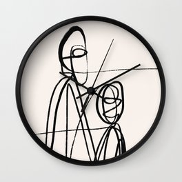 Company Abstract Line art Wall Clock