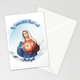Virgin Mary Stationery Card