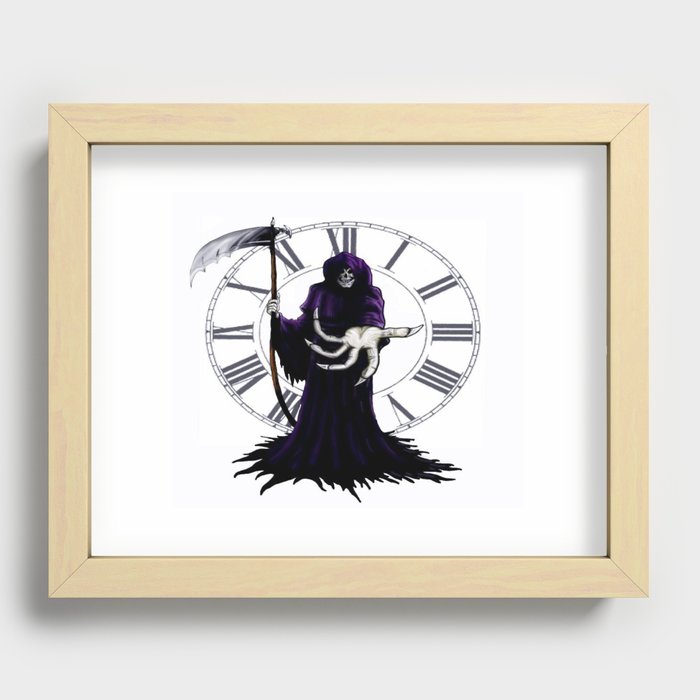 The Grim Reaper Recessed Framed Print