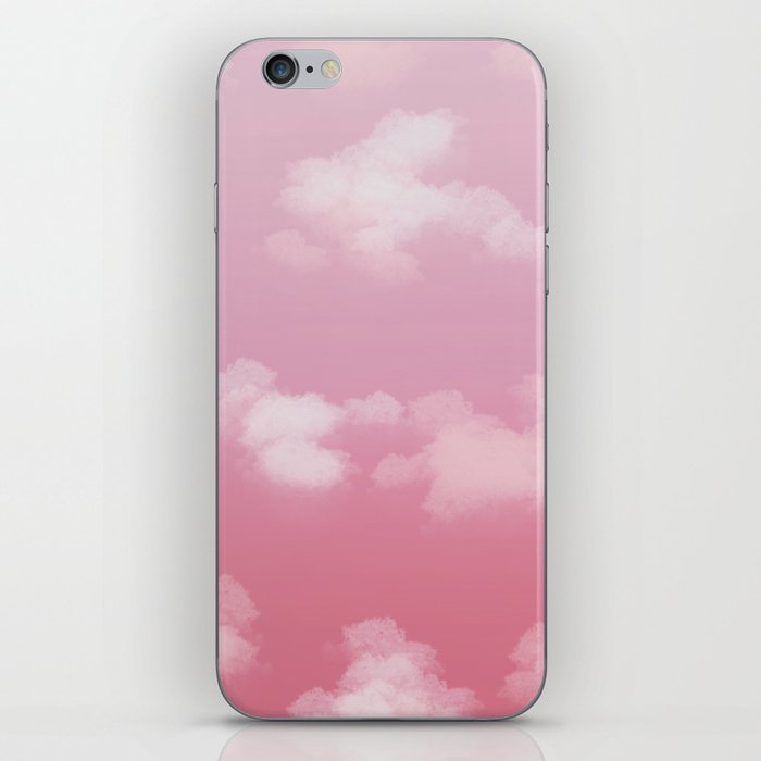 Beautiful Pink Sky with cloud iPhone Skin