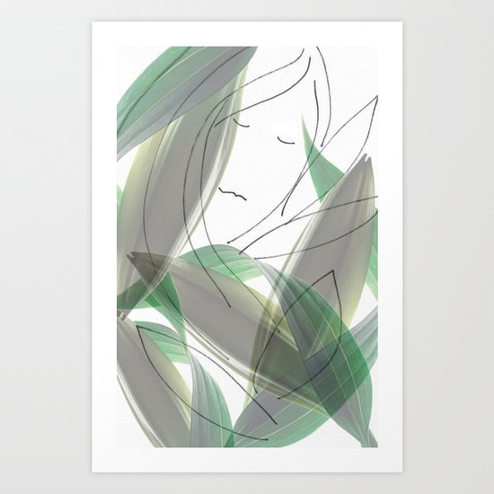 Leaves Art Print