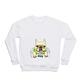 WHo let the dog out??? Crewneck Sweatshirt