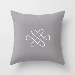 Infinity Knot - Minimal FS - by Friztin Throw Pillow