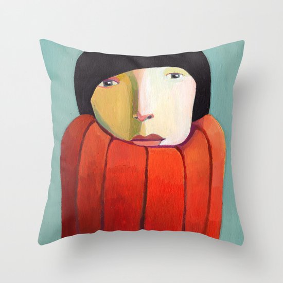 Portrait Throw Pillow